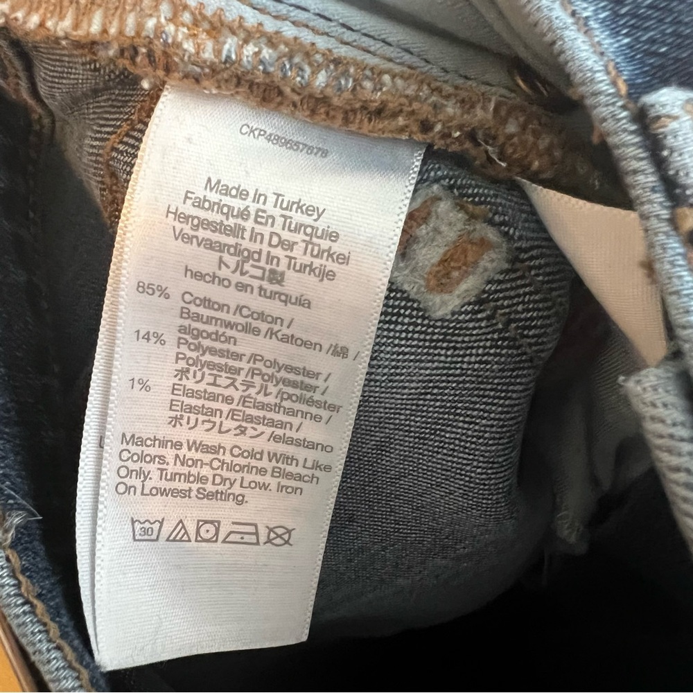 Madewell Mid Rise Kick Out Jeans Medium Blue Wash Size 26 Contemporary Capsule - Picture 5 of 5